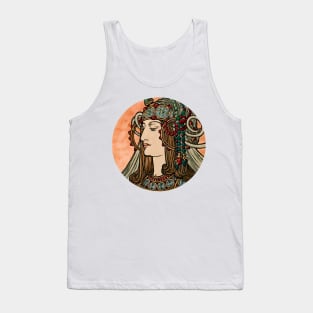 Vintage portrait art Tank Top